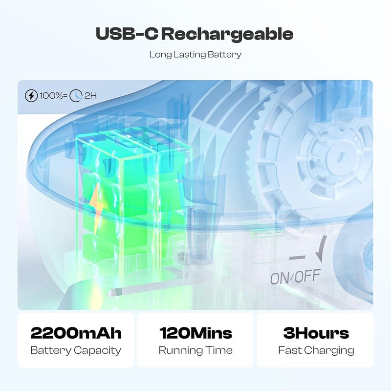 Caydo Electric Yarn Winder, Cordless Rechargeable Automatic Yarn Cake Winder, 2H Long Last Battery Effortless Yarn Winding, Wireless Yarn Spinner for Crocheting, Must-Have Tool for Yarn Enthusiast - Image 5